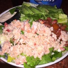 Gluten-free lobster salad from Two Drunken Goats